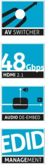 PURELINK SELECTOR 4:1 HDMI 8K 48GB EDID HDCP ARC - Imagen 6