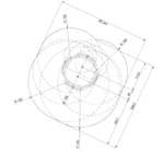 SOPORTE DE TECHO PARA PROYECTOR EUROMET UFO 150mm - Imagen 2
