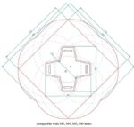 SOPORTE DE TECHO PARA PROYECTOR ARAKNO MINI 20KG BLANCO - Imagen 3