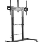 TRAULUX LIFTY SOPORTE MÓVIL MONITOR MANIVELA 60" A 86" 75 KG. 1000x600 CON SOPORTE CÁMARA