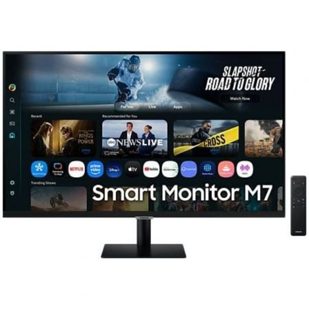 Smart Monitor Samsung M7 S32FM700UU 32"/ 4K/ Multimedia/ Smart TV/ Negro - Imagen 1