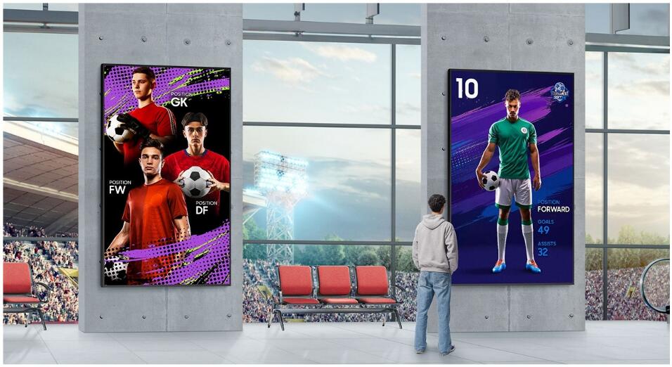 MONITOR GRAN FORMATO SAMSUNG 115" QH115FX-4K IP5x 24/7 1.100Cd/m²  SoCS10 - SOPORTE - Imagen 6