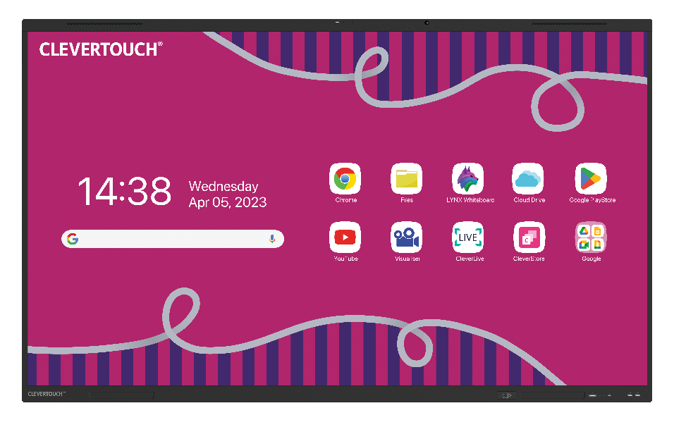 MONITOR INTERACTIVO CLEVERTOUCH ANDROID 15 GOOGLE EDLA SERIE IMPACT LUX 2 86" - Imagen 1