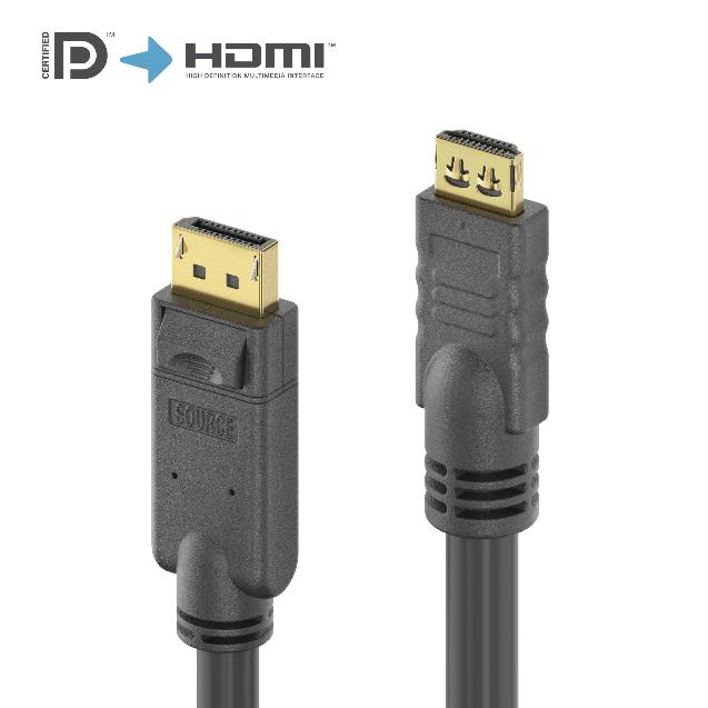 PURELINK CABLE DISPLAYPORT A HDMI 4K 18GB 2M - Imagen 1