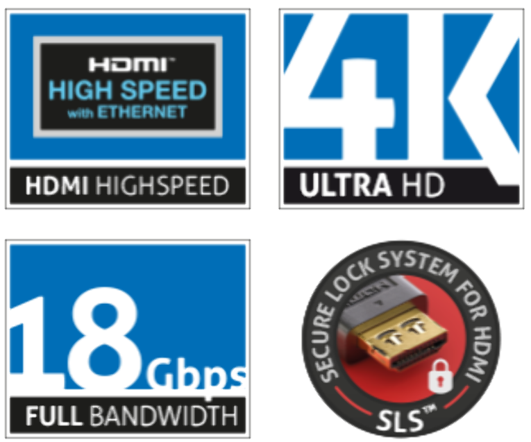 PURELINK CABLE HDMI A MINI HDMI 4K 18GBPS SECURE LOCK 2M - Imagen 5