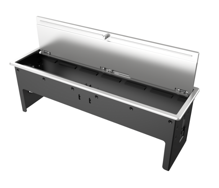 KRAMER T-IN6-REC2 CAJA CON TAPA RECTANGULAR 6 MODULOS BLANCO - Imagen 1