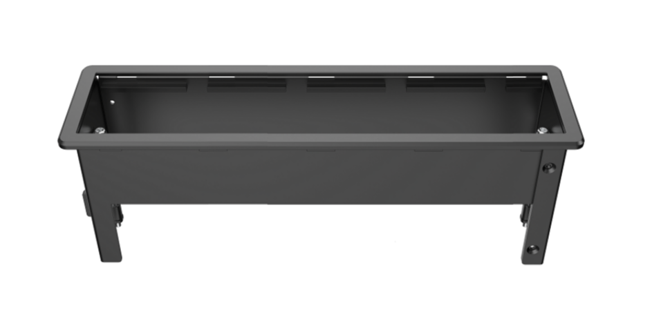 KRAMER T-IN4-REC1 CAJA SUPERFICIE RECTANGULAR 4 MODULOS NEGRO - Imagen 2