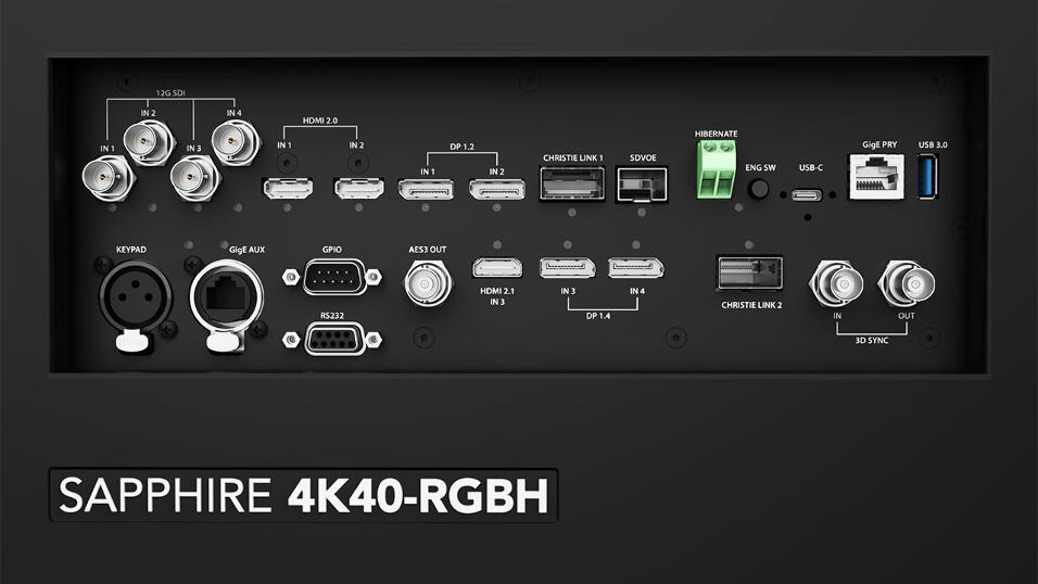 CHRISTIE SAPPHIRE 3DLP 4K40-RGBH - Imagen 4