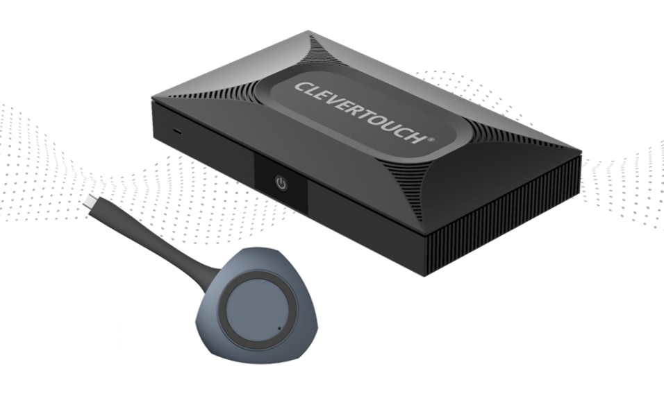 SISTEMA PROYECCIÓN INALÁMBRICA DONGLE + RECEPTOR CLEVERHUB2 CON CARTELERÍA DIGITAL Y RESERVA DE SALA - Imagen 1