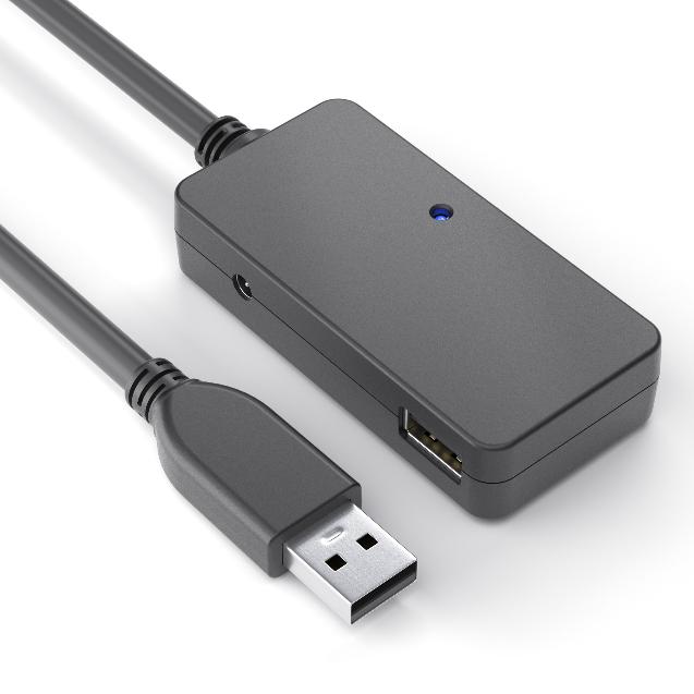 PURELINK  CABLE EXTENSOR ACTIVO USB 3.2 A  HUB 4 USB 10M - Imagen 1