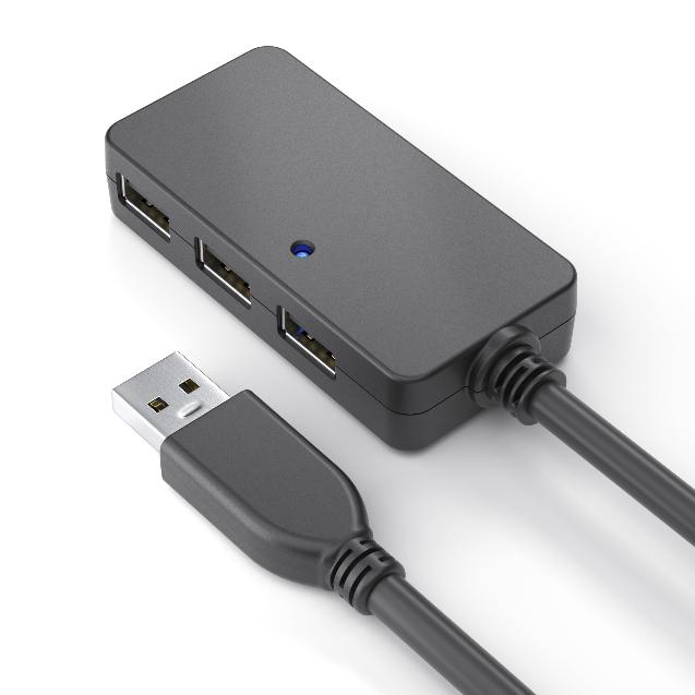 PURELINK  CABLE EXTENSOR ACTIVO USB 3.2 A  HUB 4 USB 10M - Imagen 2