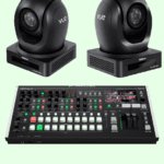 RGBLINK KIT 12X/20X HDMI/SDI/TALLY AUTOTRACKING Y MEZCLADOR ROLAND V-160HD