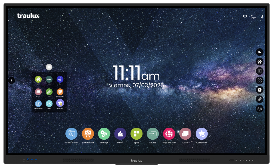 KIT MONITOR INTERACTIVO TRIPLE MODO ANDROID SERIE PERFORMANCE 75” + OPS CHROMEBOX - Imagen 3