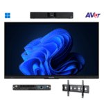 KIT MONITOR INTERACTIVO TRIPLE MODO ANDROID SERIE PERFORMANCE 75” + OPS WINDOWS 11 PRO + BARRA AVER