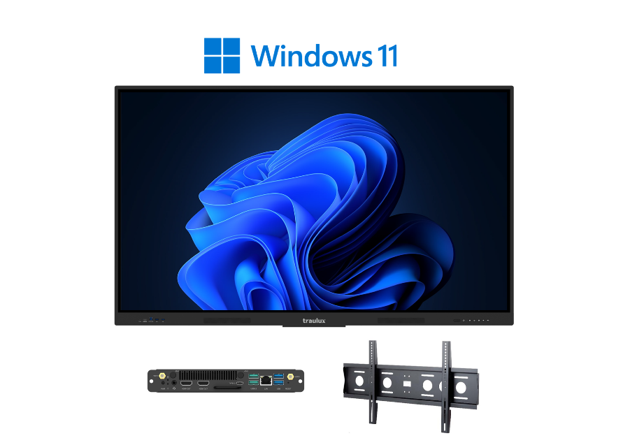 KIT MONITOR INTERACTIVO TRIPLE MODO ANDROID SERIE PERFORMANCE DE 65” + OPS WINDOWS 11 PRO - Imagen 1