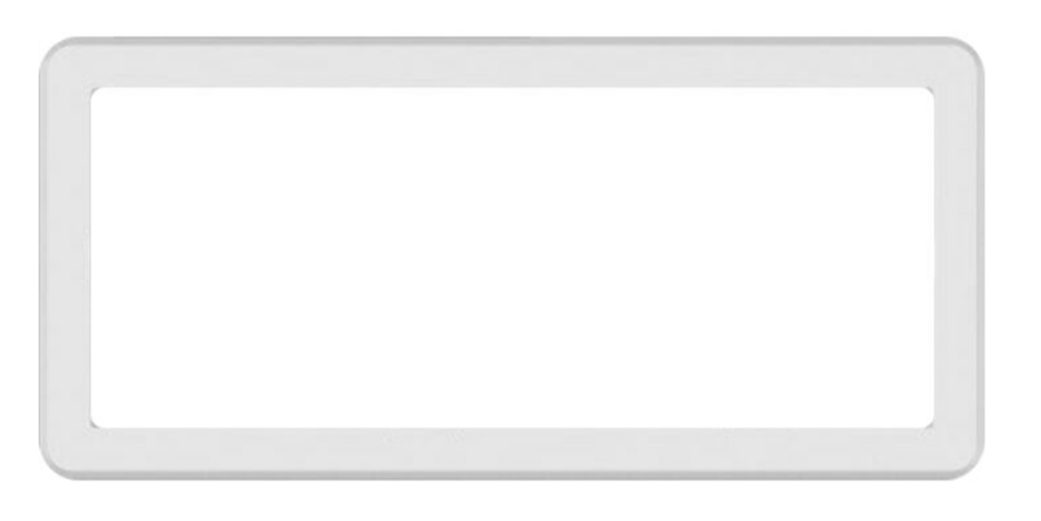 KRAMER T-IN2-FRAME-A FRAME SUPERFICIE RECTANGULAR 2 MODULOS ALUMINIO - Imagen 1