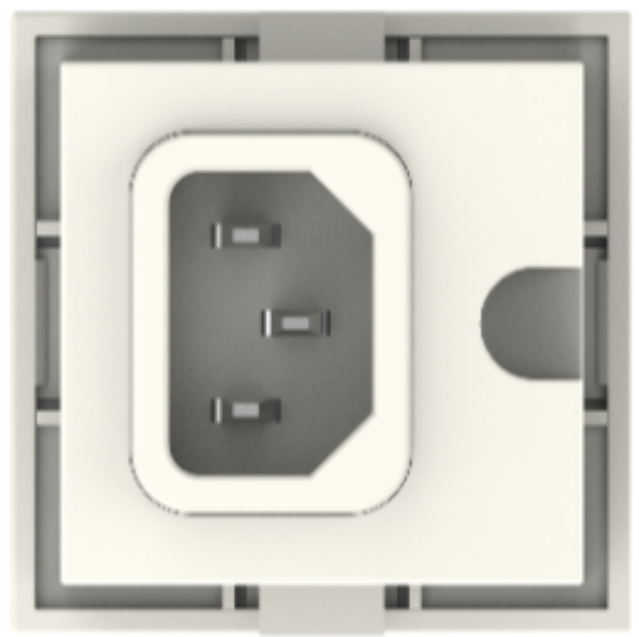 KRAMER MC-C65W/A18W  MODULO 1xUSB-C 65W 1xUSB-A 18W BLANCO - Imagen 3