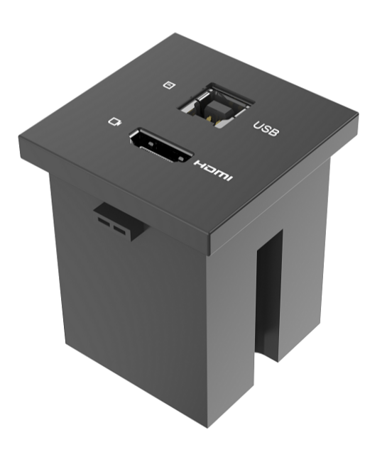 KRAMER MD-H+B/AF MODULO IN 1xUSB-B 1xHDMI OUT 1xUSB-A 1xHDMI NEGRO - Imagen 2