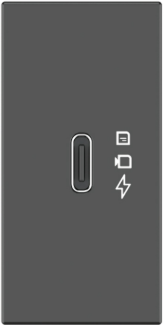 KRAMER MD-C/CM MODULO USB-C 3.2 4K60, 10GB, 100W CARGA NEGRO - Imagen 1