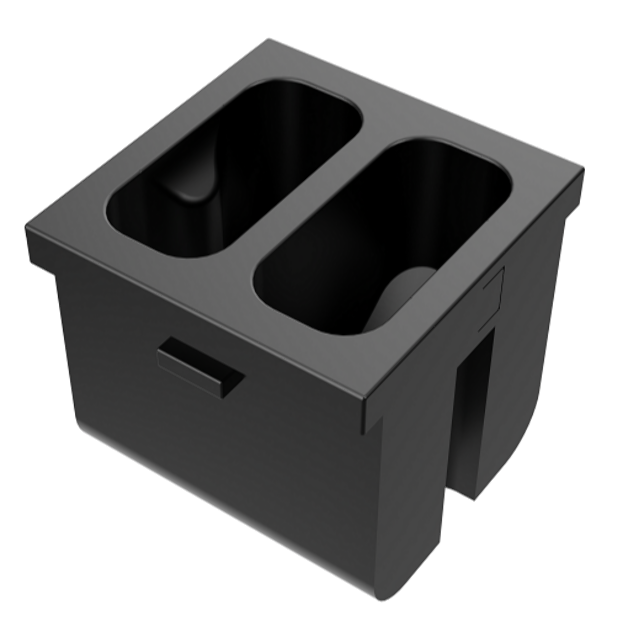 KRAMER MCP-2 MODULO PASACABLE 2 AGUJERO BLANCO - Imagen 2