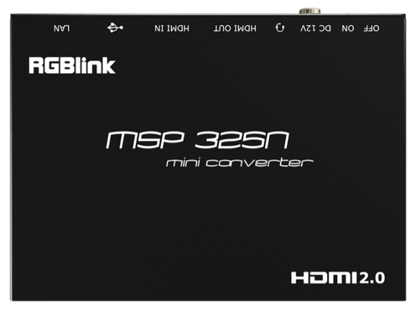 RGBLINK MSP 325N ENCODER STREAMING HDMI, USB, RTMP/RTSP/NDI - Imagen 1