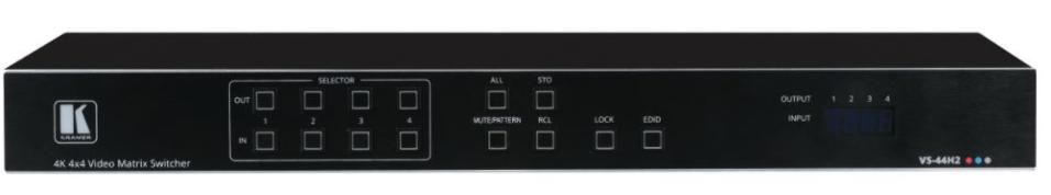 KRAMER VS-44H2 MATRIZ 4x4 4K60 4:4:4 HDR HDCP 2.2 - Imagen 1