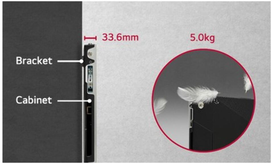 LG LED CABINET 1,88MM 600X337MM 800NIT INDOOR EMC - Imagen 3