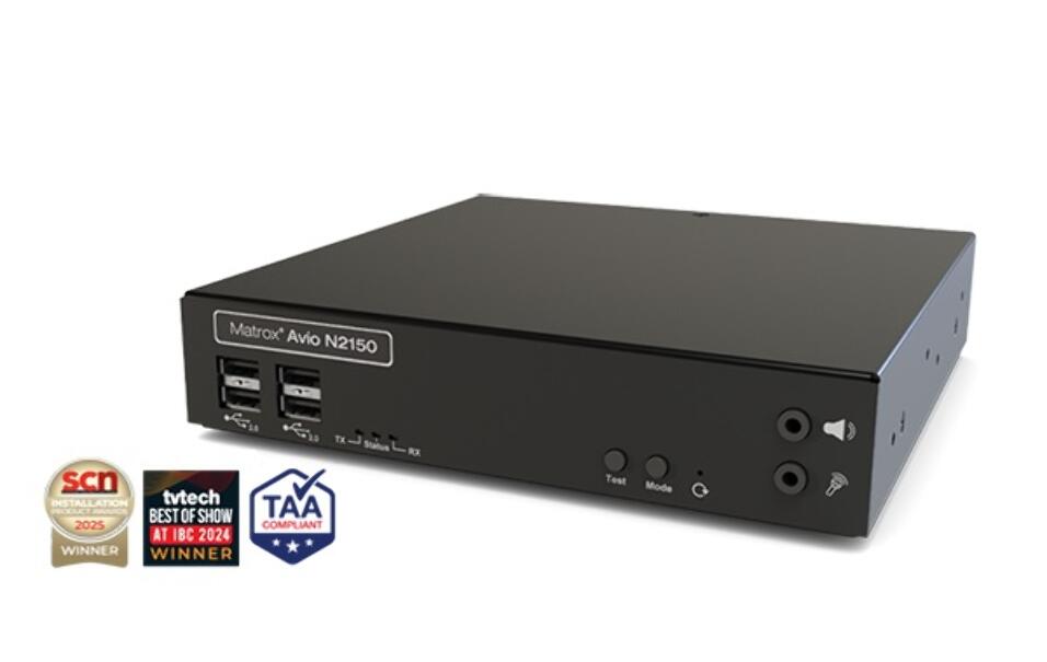 MATROX AVIO2 EXTENSOR KVM IP HDMI 4K UHD - Imagen 1