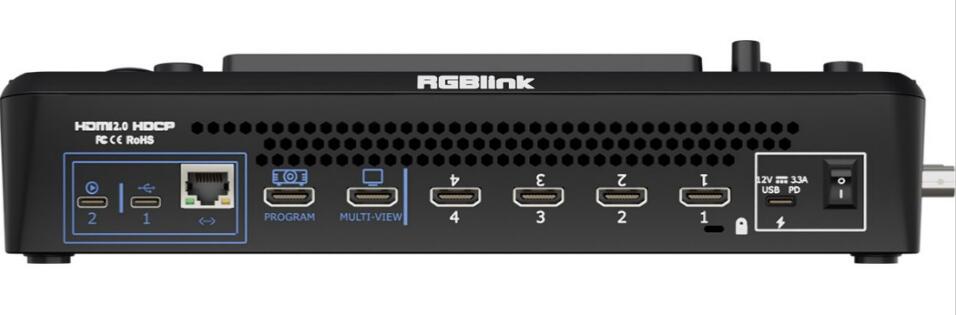 MEZCLADOR DE VÍDEO 4K RGBLINK MINI-MAX PARA PRODUCCIÓN Y STREAMING PROFESIONAL - Imagen 2