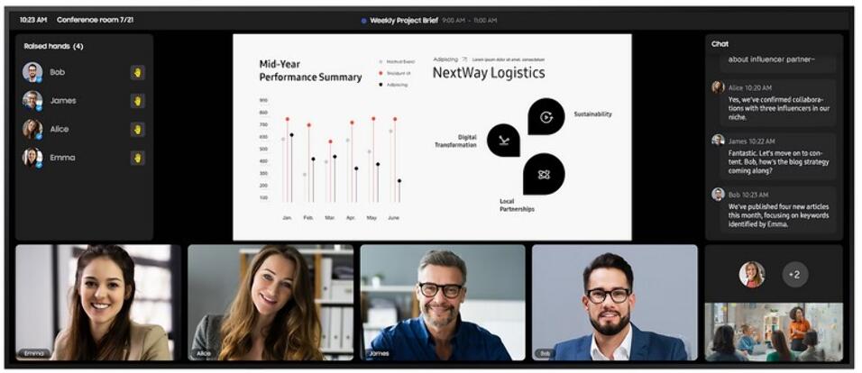 MONITOR GRAN FORMATO SAMSUNG 105" QP105DX-5K IP5x 24/7 500Cd/m²  SoCS10 - Imagen 3