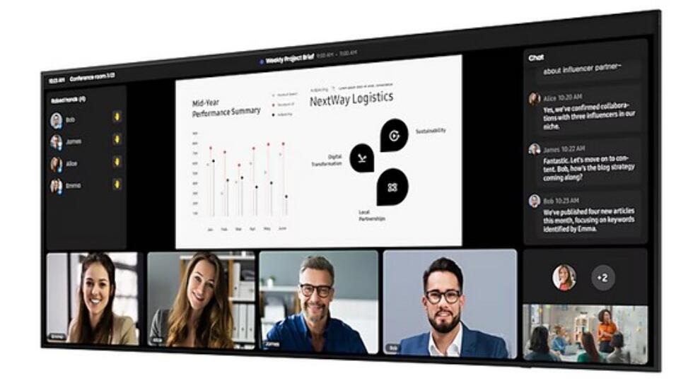 MONITOR GRAN FORMATO SAMSUNG 105" QP105DX-5K IP5x 24/7 500Cd/m²  SoCS10 - Imagen 6