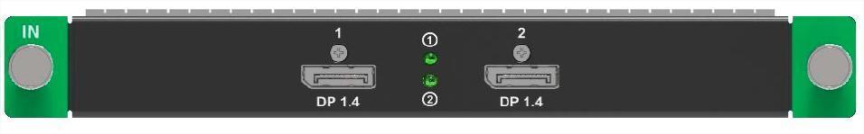 TARJETA ENTRADA SERIE MX 2XDP1.4 - Imagen 1