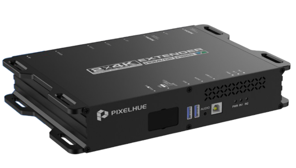 PIXELHUE EXTENSOR 2x4K HDMI/DP 2.0 A FIBRA TX/RX SM - Imagen 1