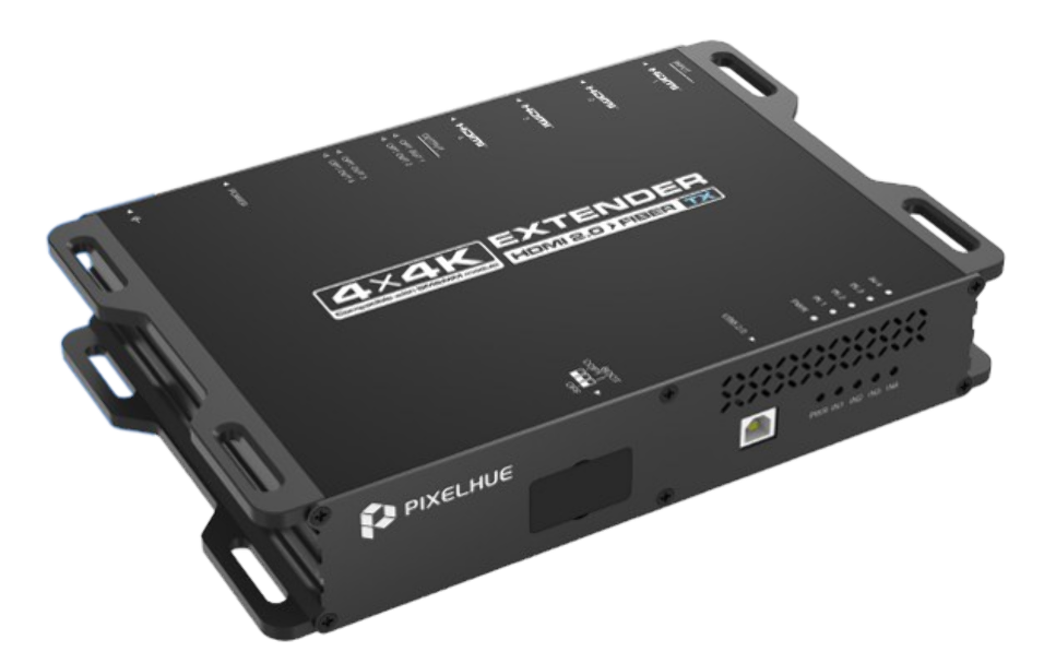 PIXELHUE EXTENSOR 4x4K HDMI 2.0 A FIBRA TX - Imagen 1