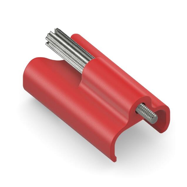 PURELINK ABRAZADERA USB-C ROJO 10UNID - Imagen 1