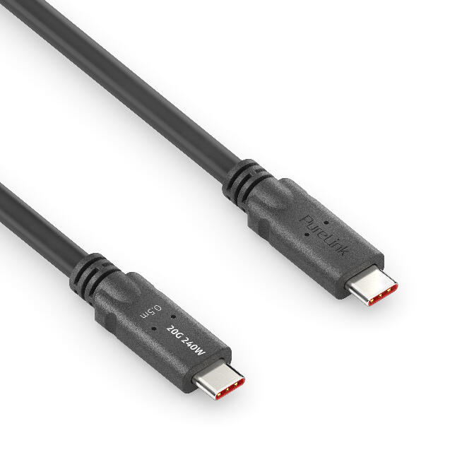 CABLE USB4 GEN2 PURELINK 2M PARA TRANSMISIÓN DE DATOS, VÍDEO Y ALIMENTACIÓN 240 W - Imagen 2