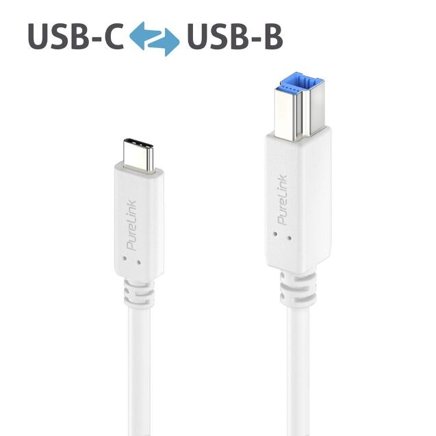 PURELINK CABLE USB-C A USB-B 3.2 5GBPS 2M - Imagen 1
