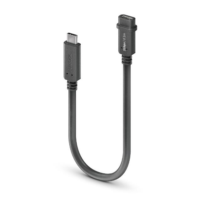 PURELINK CABLE ICS 100W PASIVO USB-C F-M 0,3M - Imagen 3