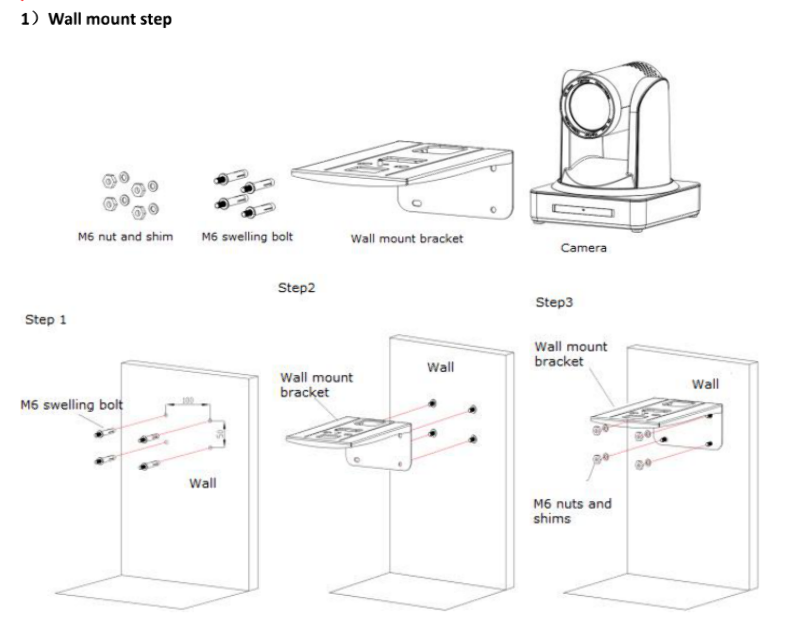 SOPORTE PARED CAMARA PTZ COLOR ALUMINIO - Imagen 4