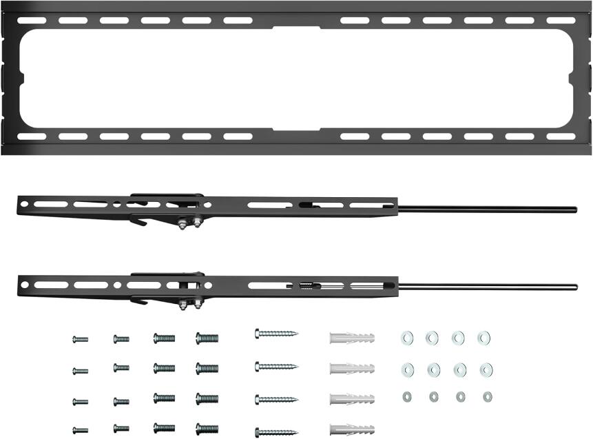 SOPORTE MONITOR PARED INCLINABLE 32"-70" 400X400 45 KG NEGRO - Imagen 4