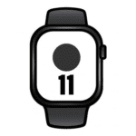 Apple Watch Series 11/ GPS/ Cellular/ 42mm/ Negro Azabache/ Correa Deportiva Negra (M/L)