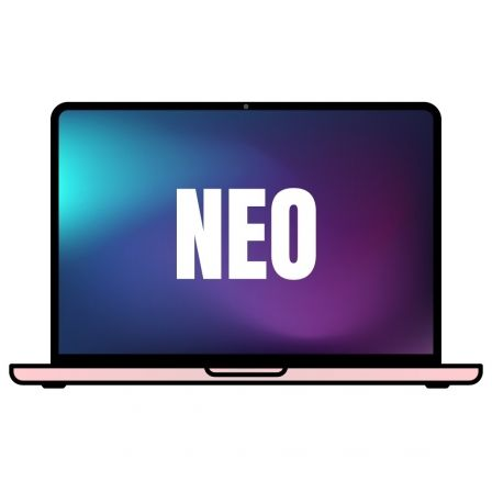 Apple Macbook Neo 13"/ A18 Pro 6-Core CPU/ 8GB/ 256GB SSD/ 5-Core GPU/ Rosa nube - Imagen 1