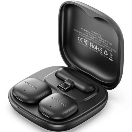 Micrófono Inalámbrico con Clip Vention Lavalier NCDB0/ USB Tipo-C/ Lightning/ Incluye Receptor/ 2 unidades - Imagen 1