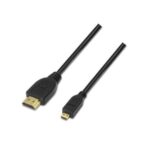 Cable Micro HDMI  A119-0117/ HDMI Macho - Micro HDMI Macho/ Hasta 10W/ 720Mbps/ 1.8m/ Negro