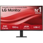 Monitor Curvo LG 27U421A-B 27"/ Full HD/ Negro