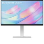 Monitor Profesional LG UltraFine 27US550-W 27"/ 4K/ Regulable en altura/ Blanco