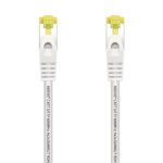 CABLE DE RED LATIGUILLO RJ45 LSZH CAT.7 600 MHZ S/FTP PIMF AWG26, BLANCO, 2.0M
